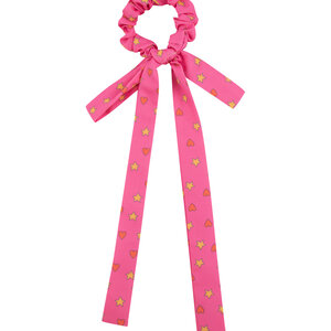 Tiny Cottons Tiny Cottons | Hearts elastic bow | Dark pink