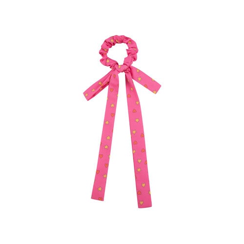 Tiny Cottons Tiny Cottons | Hearts elastic bow | Dark pink