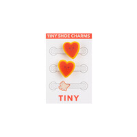 Tiny Cottons | Heart shoe charm | Summer red