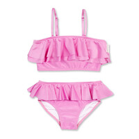 Petit Blush | Shiny ruffle Bikini | Pink