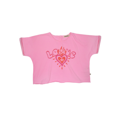 Ammehoela Ammehoela | Hippie.08 | T-shirt Love Sunny Pink