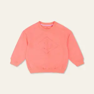 Oilily Oilily | Hooray sweater 34 Coral | Oilily Smiley Logo