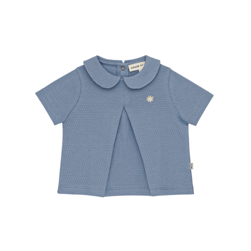 House of Jamie House of Jamie | Baby Collar Tunic Stone Blue