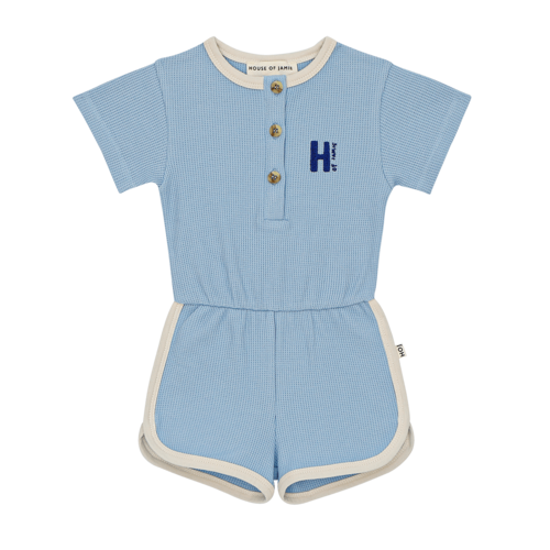 House of Jamie House of Jamie | Baby Gymsuit Milky Blue