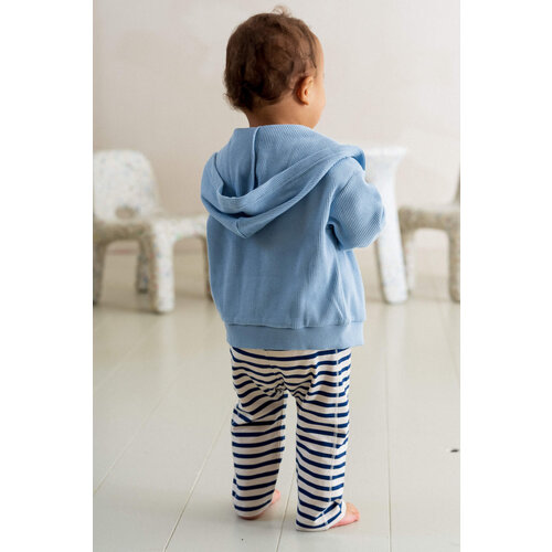 House of Jamie House of Jamie | Baby Hoodie Cardigan Milky Blue