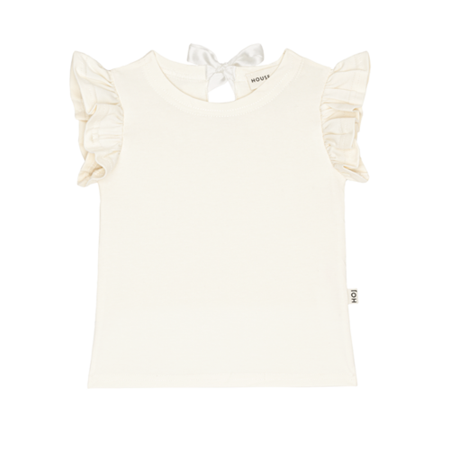 House of Jamie House of Jamie | Ruffled Tee | Cream