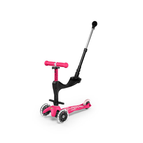 Micro Step Micro Step | Mini Micro Step Deluxe 3-in-1 Push LED | Vanaf 1 jaar Roze Micro Step Micro Step | Mini Micro Step Deluxe 3-in-1 Push LED | Vanaf 1 jaar Roze