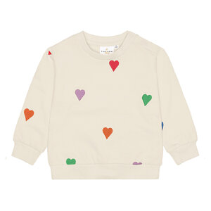 The New The New | Julie mini sweatshirt | Rainbow hearts
