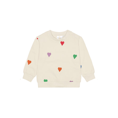 The New The New | Julie mini sweatshirt | Rainbow hearts