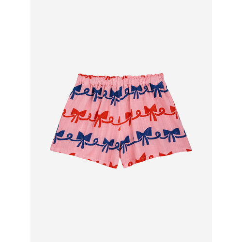 Bobo Choses Bobo Choses | Ribbon Bow  woven shorts | Pink