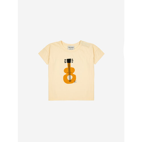 Bobo Choses Bobo Choses | Baby Acoustic Guitar T-shirt | Light Yellow