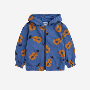 Bobo Choses Bobo Choses | Baby Acoustic Guitar zipped hoodie | Navy blue