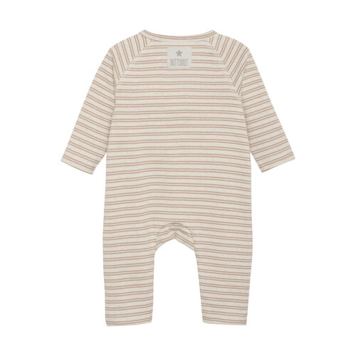 Huttelihut Huttelihut | Playsuit Striped Rib | Mahogany Rose