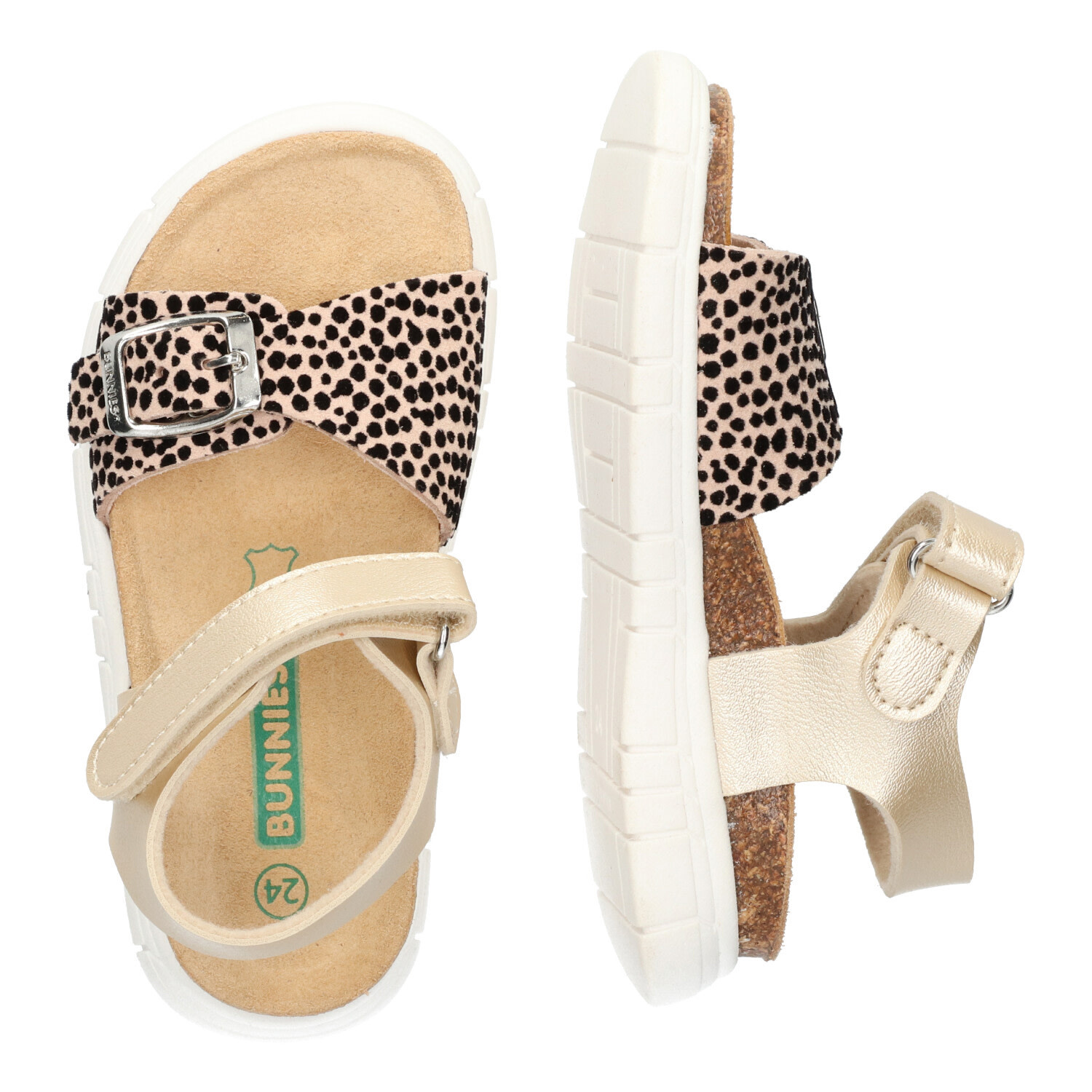 Bunnies 224423 894 Sandalen Bree Champagne Bij en Mus