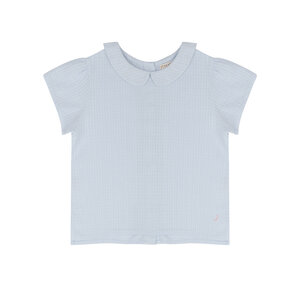 Jenest Jenest | Cosy collar top | Water Blue