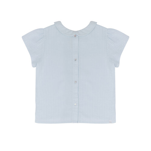 Jenest Jenest | Cosy collar top | Water Blue