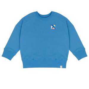 Jenest Jenest | Sammy badge sweater | Bright Blue