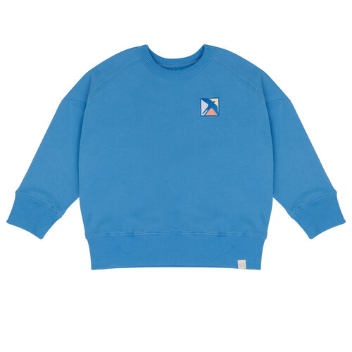 Jenest Jenest | Sammy badge sweater | Bright Blue