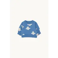 Tiny Cottons | Doves baby sweatshirt | Azure