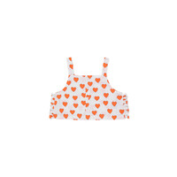 Tiny Cottons | Hearts crop top | Off-white