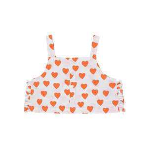 Tiny Cottons Tiny Cottons | Hearts crop top | Off-white