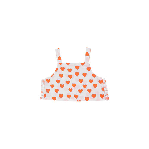 Tiny Cottons Tiny Cottons | Hearts crop top | Off-white