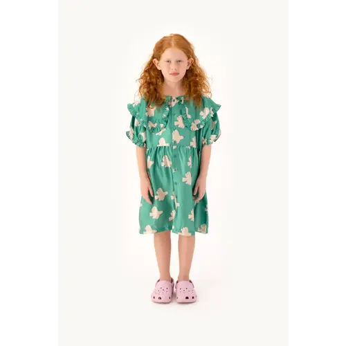 Tiny Cottons Tiny Cottons | Doves dress | Emerald