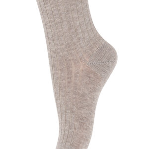 MP Denmark MP Denmark | 7080 Cotton rib socks | 489 Light Brown Melange