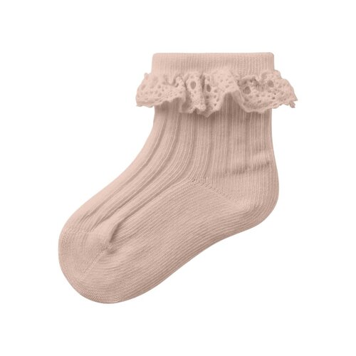 Lil' Atelier Lil' Atelier | Freja frill socks | Rose Dust