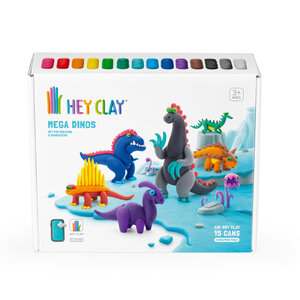 HeyClay HeyClay | klei set Mega Dinos | 15 cans