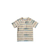 Salted Stories | Swim shirt SS Skyler | Multi Stripes