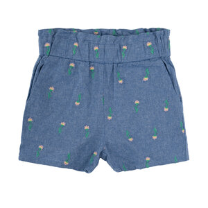 The New The New Siblings | Kara Shorts Meidum Blue Flowers