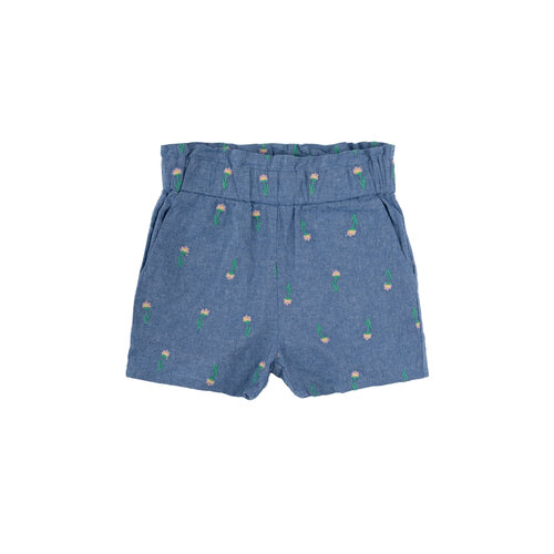 The New The New Siblings | Kara Shorts Meidum Blue Flowers