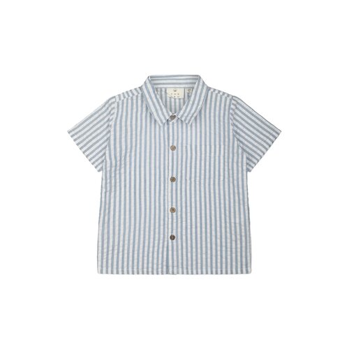 The New The New Siblings | Kojo shirt | Blouse Blue Fog stripe