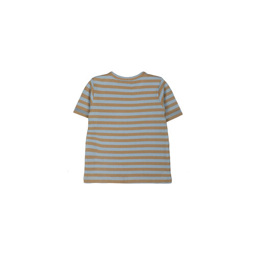 The New The New Siblings | Fro rib tee | Blue Fog Stripes