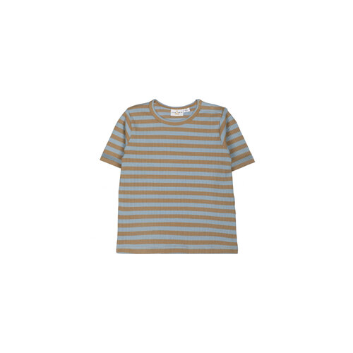 The New The New Siblings | Fro rib tee | Blue Fog Stripes