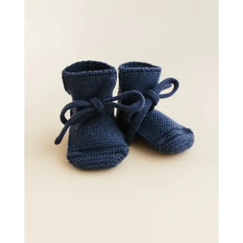 Hvid Hvid | Booties | Wollen slofjes Blue