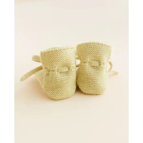 Hvid Hvid | Booties | Wollen slofjes Light Yellow