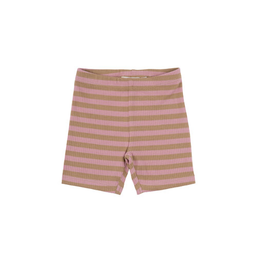 The New The New Siblings | Fro rib shorts | Pink Nectar Stripe