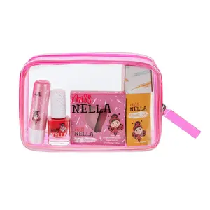 Miss Nella Miss Nella | Pink Girly gift bag | Make-up Gift Set in toilet tasje