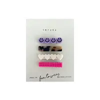 Imruby | Love to smile set 4 mixed hairclips