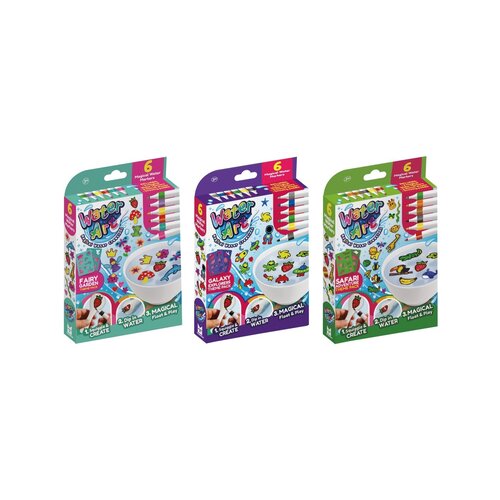 Water Art Water Art | 6 pack markers met keramische lepel