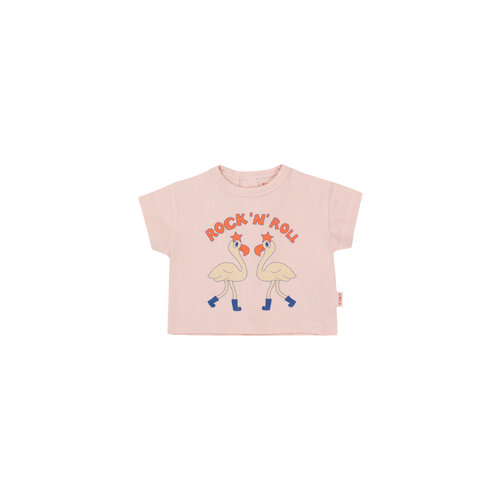 Tiny Cottons Tiny Cottons | Flamingos baby tee | Pastel Pink