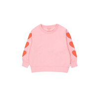 Tiny Cottons | Hearts sweatshirt | Rose Pink