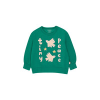 Tiny Cottons | Peace sweatshirt | Deep Green