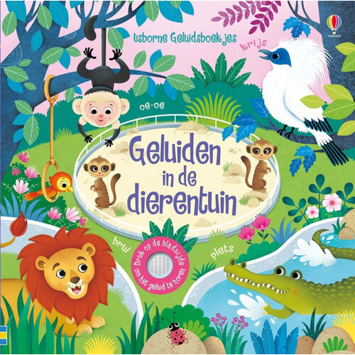 Boeken Usborne Geluiden boekje | Geluiden in de dierentuin
