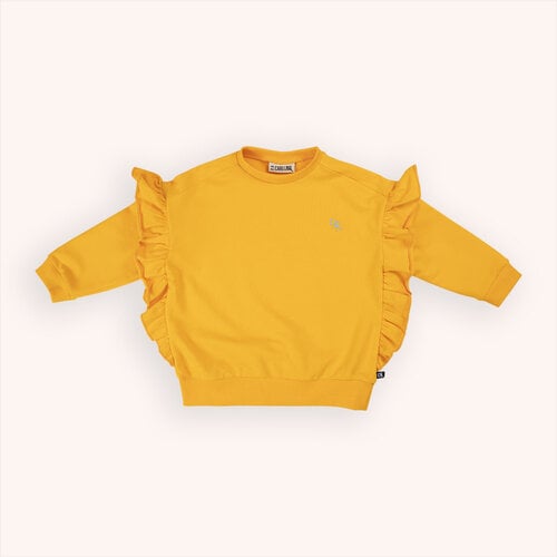 CarlijnQ CarlijnQ | Ruffled sweater | Yellow