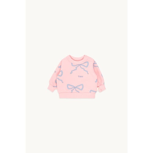 Tiny Cottons Tiny Cottons | Bows baby sweatshirt Peach