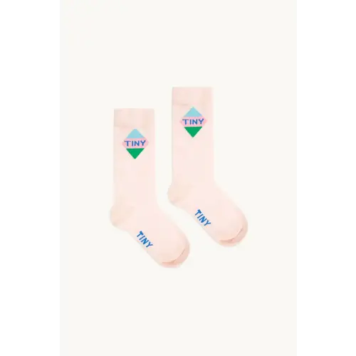 Tiny Cottons Tiny Cottons | Triangle Tiny medium socks | Soft Pink