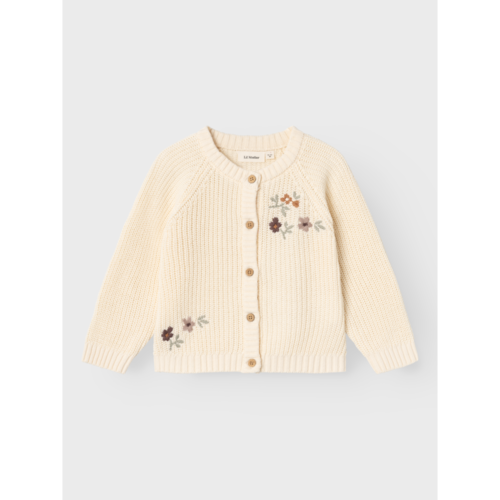 Lil' Atelier Lil' Atelier | Emlen emb knitted cardigan | Birch